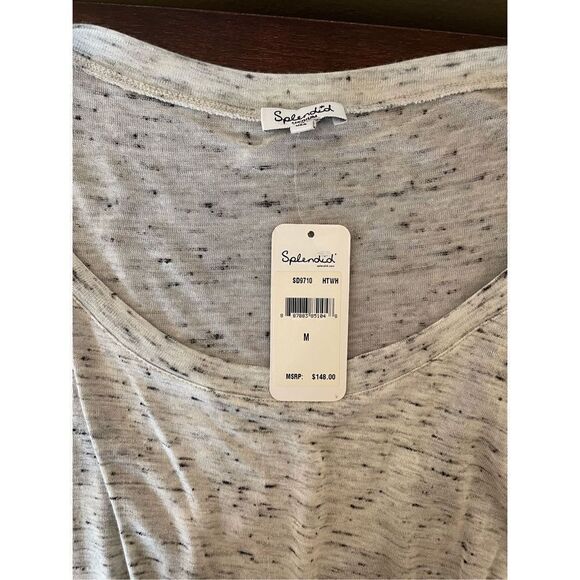 Splendid speckled melange mini  dress size M, NWT - Picture 5 of 7